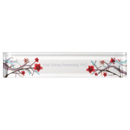 Office decor PhD Name Plate