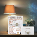 Office Desk, Cleaning Service Advertising Flyer<br><div class="desc">Office Desk,  Cleaning Service Advertising Flyer by The Business Card Store.</div>
