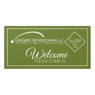 Office Door Sign