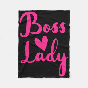 Office Employee Bosses Day Female Boss Ceo Manager Fleece Blanket