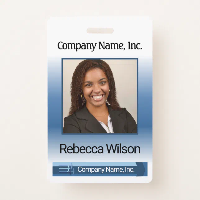 Office Employee Picture Badge | Zazzle