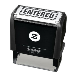OFFICE ENTERED SELF-INKING STAMP