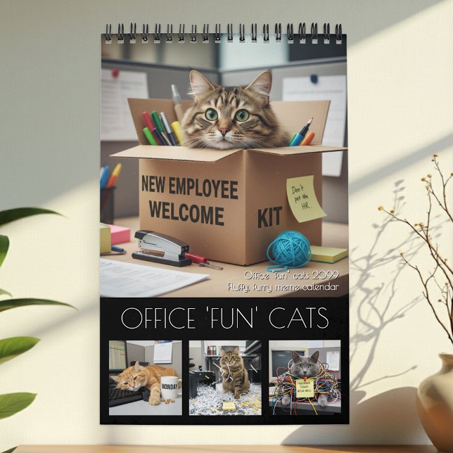 Office Fun Cats Calendar 2026 / Cat Photo Calendar (Office Fun Cats Calendar / cats meme photo)