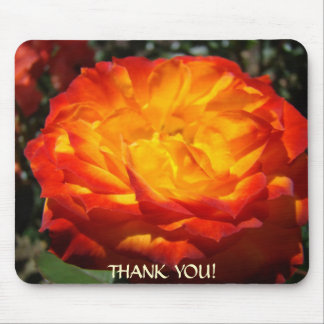OFFICE GIFT Mousepad Orange Rose Presents
