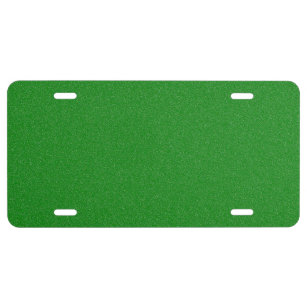 Office Green Star Dust License Plate