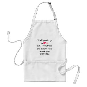 office  humor apron
