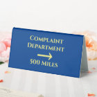 Office Humor Funny Complaint Department 500 Miles