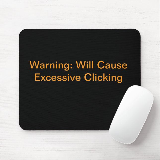 office humor funny mousepad (With Mouse)
