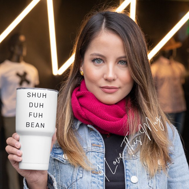 Office Humor: Funny Saying Modern Birthday Vibes Travel Mug (Creator Uploaded)