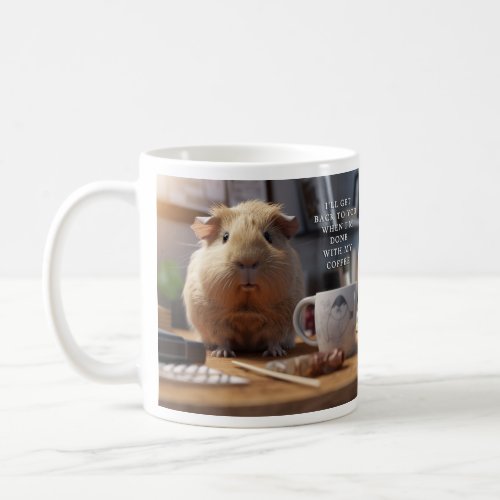 Office Humor Guinea Pig Coffee Break Coffee Mug