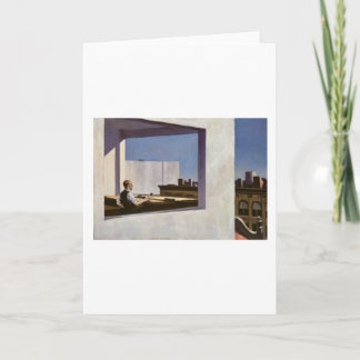 Office in a Small City - Edward Hopper Card