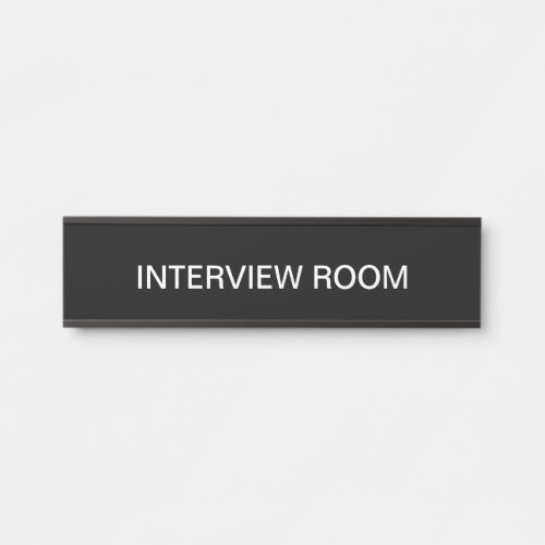 Office Interview Room Wall or Door SIgn