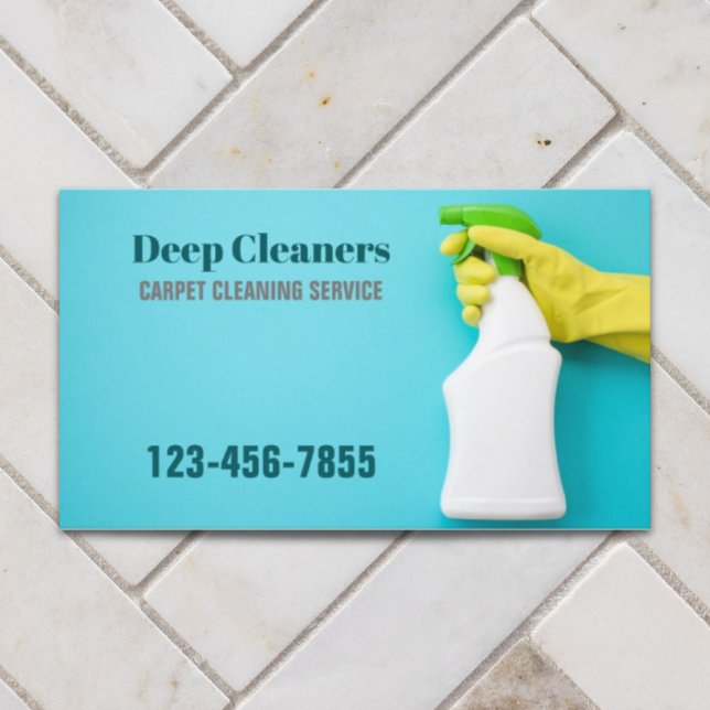Office Janitorial Housekeeping Cleaning Services Business Card (Office Janitorial Housekeeping Cleaning Services Business Card)