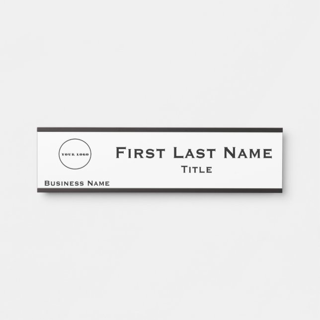 Office Logo Business Hanging Door Sign Name Plate (Front)