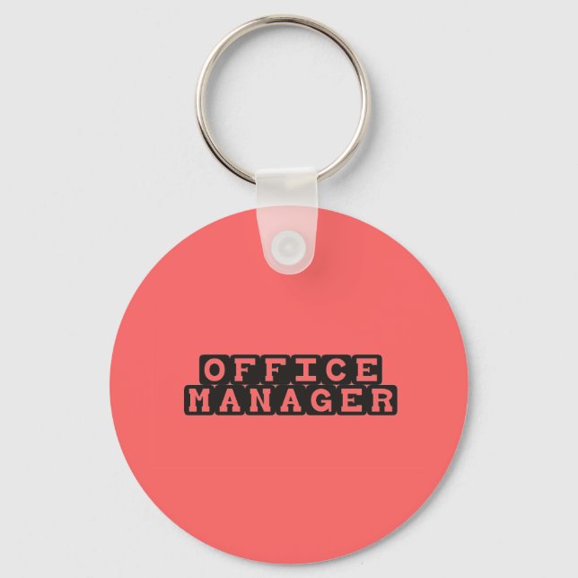 Office Manager Keychain (Front)