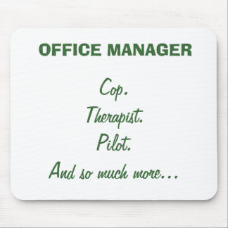 OFFICE MANAGER Mouse Pad