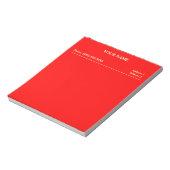 Office Memo Pad (Red) (Rotated)