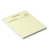 Office Memo Pad (White) (Angled)