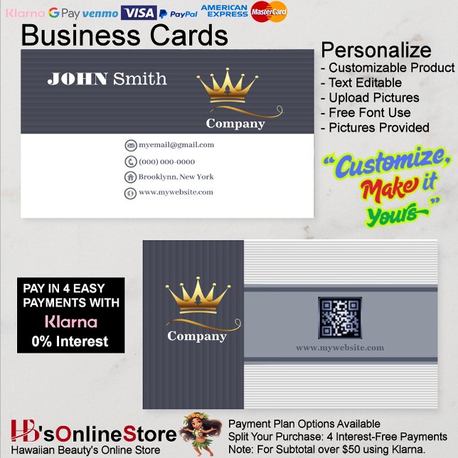 Office Modern Business Trendy Logo Gray White  Business Card (Office Modern Business Trendy Logo Grey White Business Card 7.)