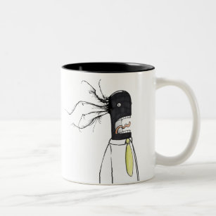 Office Monster 1 Two-Tone Coffee Mug
