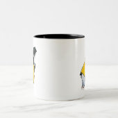Office Monster 4 Two-Tone Coffee Mug (Center)