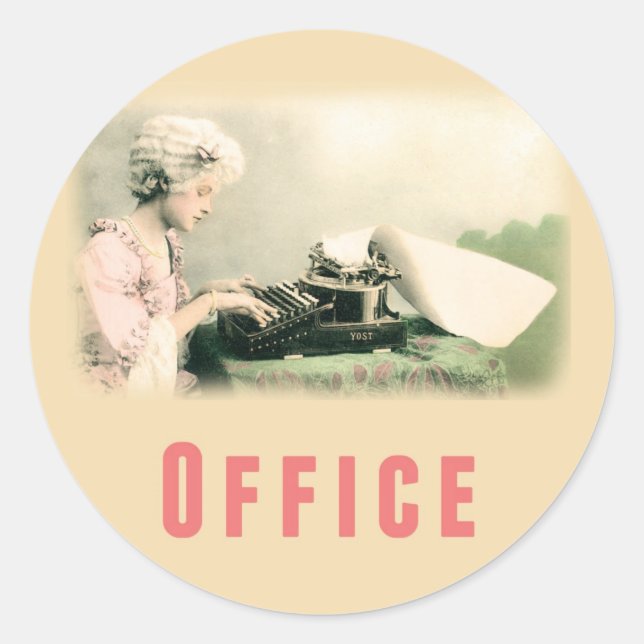 Office Moving Box Sticker Label (Front)