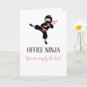 Office Ninja Administrative Appreciation Day Card