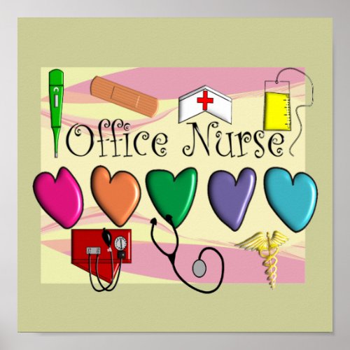 Office Nurse Poster Art