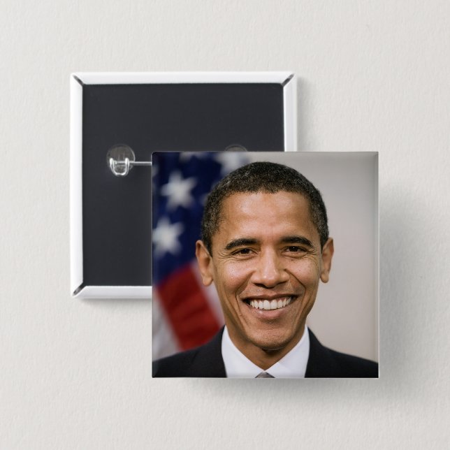 Office of the President Elect Barack Obama Button (Front & Back)