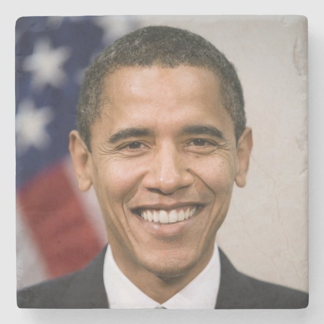 Office of the President Elect Barack Obama Stone Coaster (Front)
