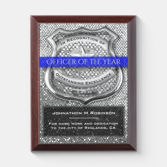 Office of the Year Award Plaque (Vertical)