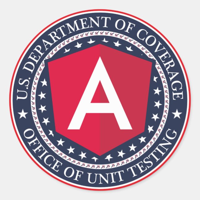 Office of Unit Testing Classic Round Sticker (Front)