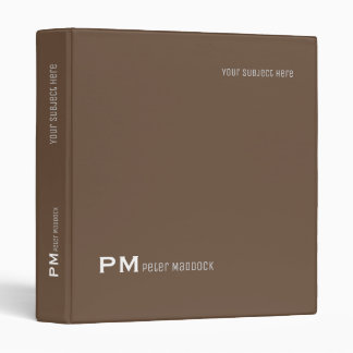 Office Organizer Coffee Binder with Name