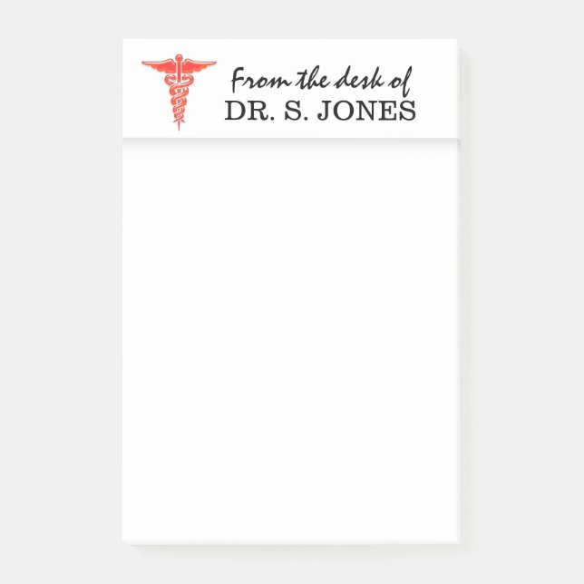 Office organizer medical | PERSONALIZE Post-it Notes (Front)