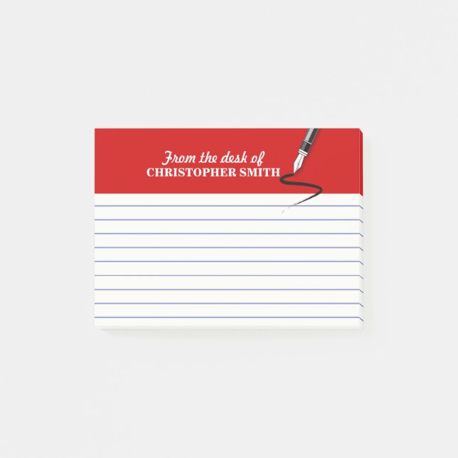 Office organizer red Post-it® note MINI (Front)