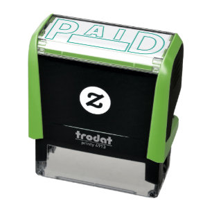 OFFICE PAID INVOICE SELF-INKING STAMP