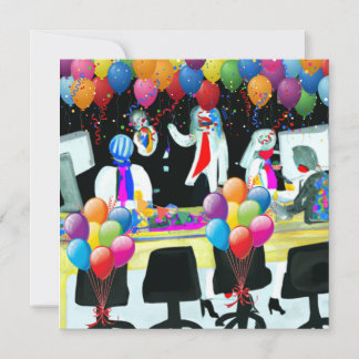 Office Party Holiday Card