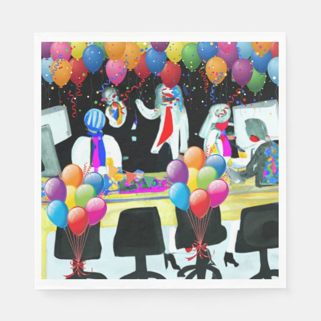 Office Party Napkins (Front)