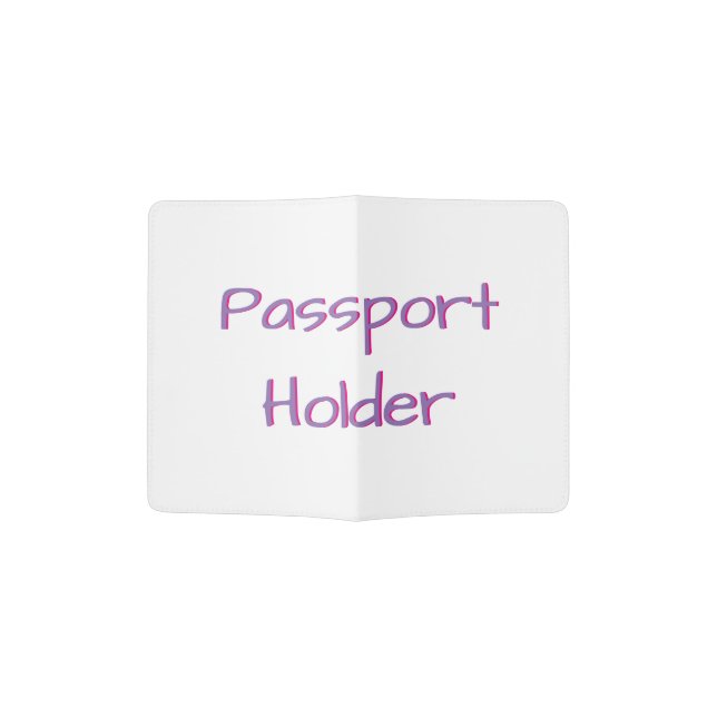 Office Passport Holder (Opened)
