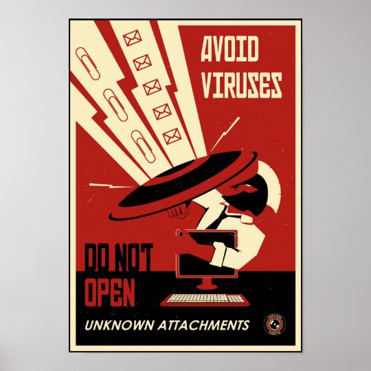 Office Propaganda: Avoid Downloads Poster | Zazzle.com