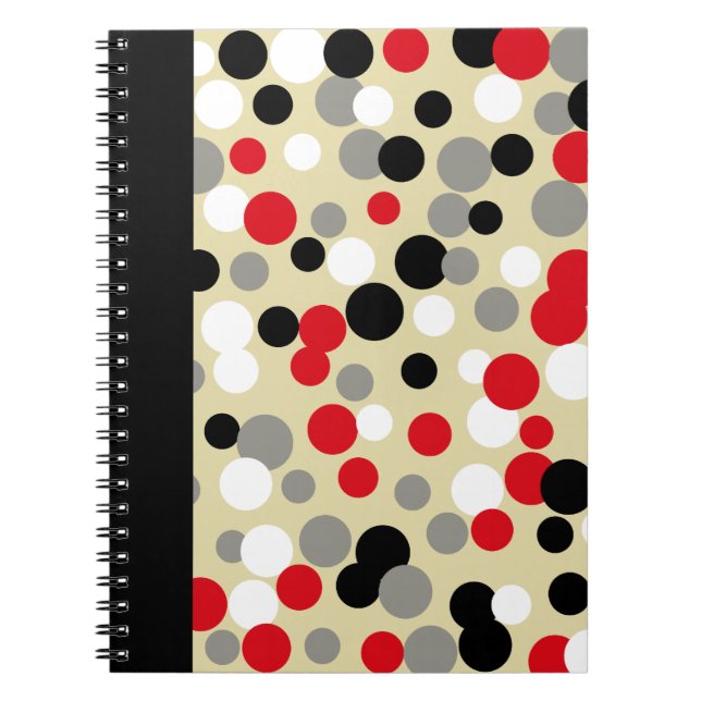 Office Red Black School Journal Notebook Gift (Front)