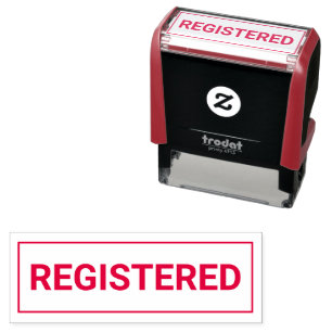 Office REGISTERED Mail Self-Inking Stamp 