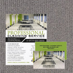 Office Setting, Cleaning Service Advertising Flyer<br><div class="desc">Office Setting,  Cleaning Service Advertising Flyer by The Business Card Store.</div>