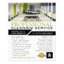 Office Setting, Cleaning Service Advertising Flyer