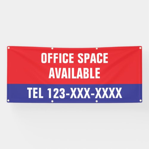 Office Space Available Custom Commercial Banner
