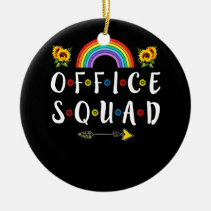 Office Squad School Secretary Administrative Ceramic Ornament