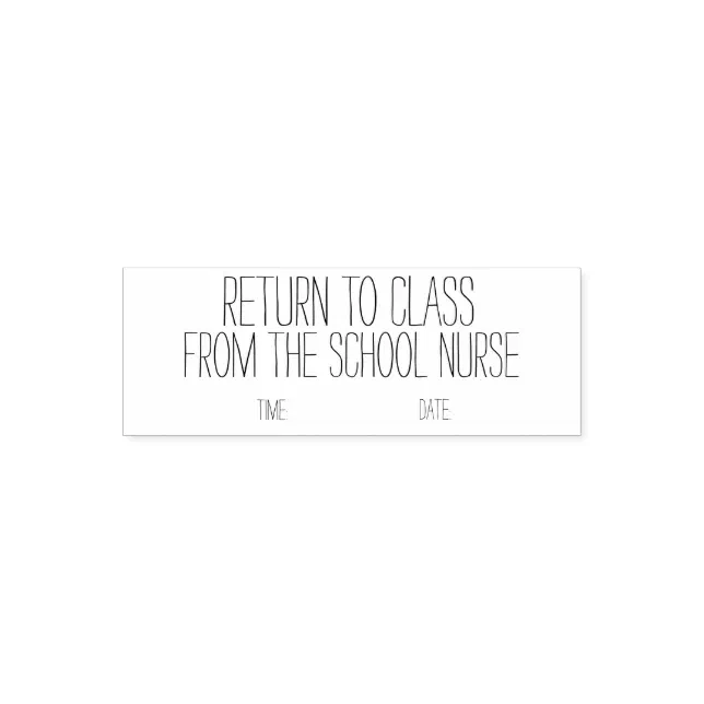 office stamp for school health center, school nurs | Zazzle