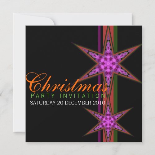 Office Star Christmas Invitations