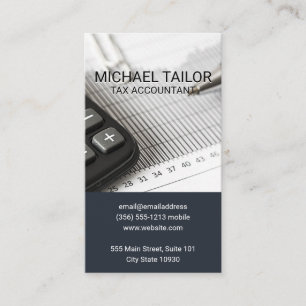 Office Supplies Spreadsheet Business Card