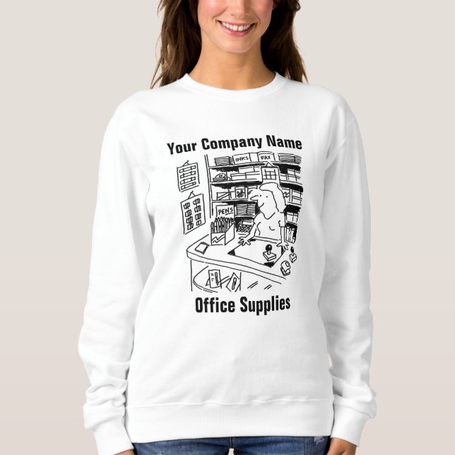 Office Supplies Sweatshirt (Front)